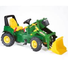 Rolly Toys rollyFarmtrac John Deere 7930 - Pedalinis traktorius su kaušu, žalias