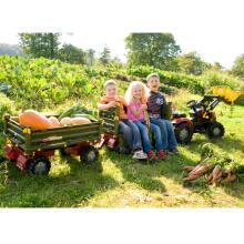 Rolly Toys rollyTrailer didelė priekaba, 3 ašių, daugiafunkcė priekaba