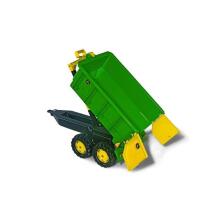 Rolly Toys didelė John Deere dviašė savivartė priekaba