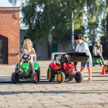 FALK Raudonas „Supercharger“ pedalais minamas traktorius su priekaba nuo 3 metų