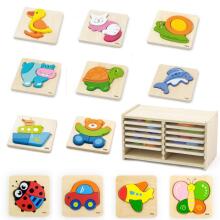 „Viga Toys“ medinė dėlionė, 12 lentelių