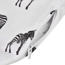 Vasaros kūdikių prabanga su lengvu keitimu „Zebra“. Art. 55146 „SwaddleMe“ medvilnės vyniojimo sauskelnės nuo 3,2 kg iki 6,4 kg.