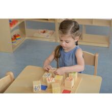 Medinis sensorinis rūšiuoklis, jungiantis garsus, Masterkidz Montessori