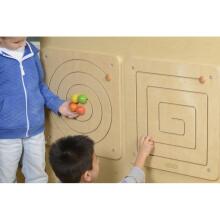 MASTERKIDZ Montessori spiralinis labirintas-stumdoma lenta