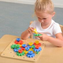 MASTERKIDZ Gears – susikurkite savo mechanizmą Montessori lenta