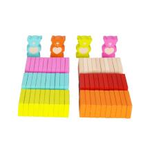 CLASSIC WORLD mediniai domino vaikiški meškiukai 105 vnt.