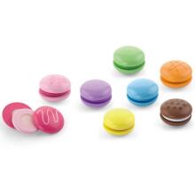 VIGA mediniai sausainiai, spalvingi sausainiai, macarons, 8 vnt. rinkinys