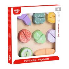 TOOKY TOY medinės daržovių pjaustymo lentelės, 20 vnt.