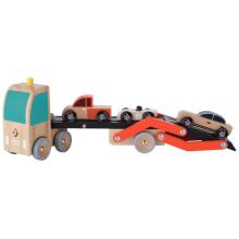 CLASSIC WORLD medinis vilkikas + 3 automobiliai