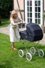 Arrue Katia Jr. Art.250606 Paris  Large classic doll stroller with bag