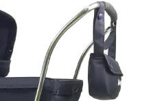 Arrue Prestigio Jr. Art.250610 Navy Large classic doll stroller with bag