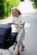 Arrue Princess Jr. Art.250614 Paris Large classic doll stroller with bag