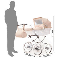 Arrue Classic Arena Twin Art.250619 Children's exclusive, classic stroller 2 in 1