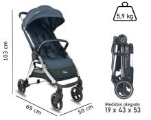 Arrue Nano City Art.250641 Black Baby stroller
