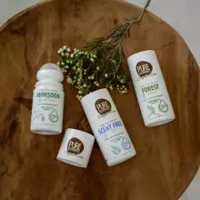 Pure Beginnings Forest Fresh Mint Art.251260 natural deodorant roll-on with refreshing mint scent, 75 ml