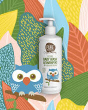 Pure Beginnings Kids Baby Wash Art.251277 Drėkinamasis, raminamasis ir atkuriamasis kūno ir plaukų prausiklis be muilo su raminančiu miško kvapu, 500 ml