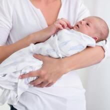 Aden Anais Muslin Swaddles Art.251319 Map The Star  High quality bamboo muslin swaddle, 1 pc. (120x120 cm)