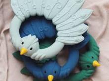 Natruba Rubber Rattle Art.251346  Teether made of 100% natural rubber