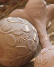Natruba Rubber Sensory Balls Art.251350 Teether made of 100% natural rubber
