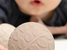Natruba Rubber Sensory Balls Art.251354 Teether made of 100% natural rubber