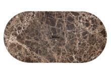 Maku padėklas marmurinis rudas 30x15 cm