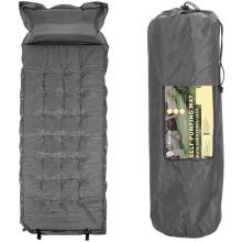 Savipildanti turistinė kilimėlė Springos PM053 193 cm su pagalvėle ir dėklu, pilka