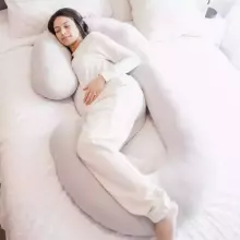 La Bebe™ Maternity Satin Pillow Sì - Duo Art.608575 Satin fabric. Multifunctional maternity pillow with memory foam filling