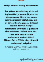 Õpi ja Võida Esti Art.251796 Estonian ABC Mokymosi kortelės – linksmas būdas išmokti abėcėlę!
