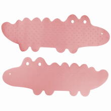 Bam Bam Bath Mat Crocodile Art.BL149 Pink Vonios kilimas neslystantis