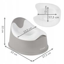 Bebe Basic Nilo Art.251915 Grey Vaikų tualetas