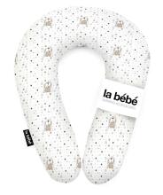 „La Bebe ™“ SNUG  motinystės pagalvė, 25238, zuikių pasaga (pasaga) kūdikių maitinimui / miegui / pasaga nėščioms moterims, 20x70 cm