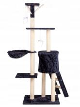 Katės draskyklė su namu ir lova 138 cm XL Pilka Petsi