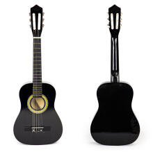 Vaikiška didelė medinė gitara 6 stygų ECOTOYS