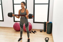 Adjustable dumbbells 2x 10kg barbell set 20kg bar