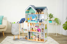 XXL lėlių namas Maya rezidencija 28 dalys ECOTOYS