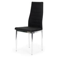 Audiniai kėdės su kojomis svetainei ir valgomojo, 4 vnt., juodas chromas, ModernHome