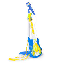 Elektrinė gitara ir mikrofono stovas vaikams mp3 - mėlynas