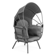 Cocoon sodo fotelis su sulankstomu stogu, pilkas ModernHome