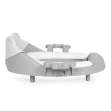 Eco Toys Art.PP104 Grey  Vaikų tualeto sėdynė su rankenomis, minkšta pagalvėlė, pilka,