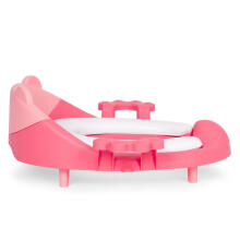 Eco Toys Art.PP104 Pink Vaikiška tualeto sėdynė su rankenomis, minkšta pagalvėlė, rožinė,