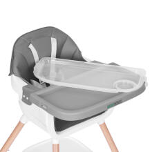 Vaikų maitinimo kėdė 2-in-1, pilka, ECOTOYS