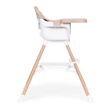 Vaikų maitinimo kėdė 2-in-1, smėlinė, ECOTOYS