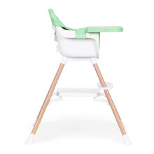 Vaikų maitinimo kėdė 2-in-1, žalia, ECOTOYS