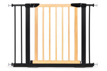 Saugumo vartai, 74-100 cm, laiptams ir durims, metalas ir medis, papildomi skydai, ECOTOYS
