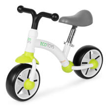 Balansinis dviratis vaikams, EVA ratai, reguliuojama sėdynė, žalias, ECOTOYS
