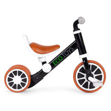 Bėgimo dviratis su pedalais 2in1 juodas ECOTOYS
