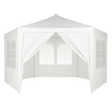 Sodo prekybos paviljonas palapinė 2x2x2 m su langais balta MultiGarden