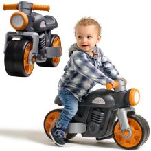 FALK Važiuojantis Dviratis Tylios Ratukais Motor Prem1er Retro Juodas 12m+