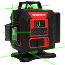 Laserinis lygis 360° 4D kryžminis žalias lazeris 16 linijų