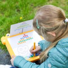 WOOPIE Magnetinė lenta vaikams Montessori MagPad Dinosaurus
